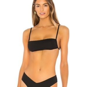 WeWoreWhat Black Bikini Top